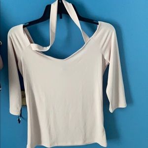 Halter t-shirt (light pink)